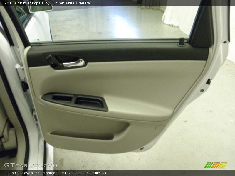 Summit White / Neutral 2011 Chevrolet Impala LS
