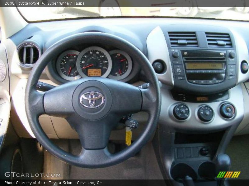 Super White / Taupe 2008 Toyota RAV4 I4