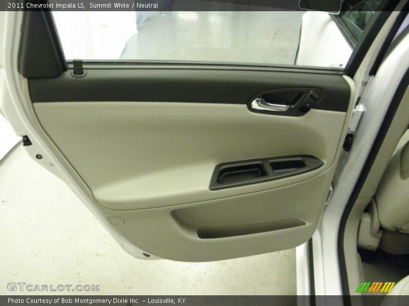 Summit White / Neutral 2011 Chevrolet Impala LS