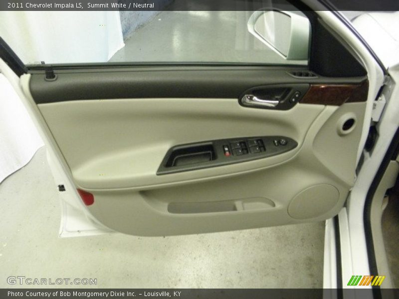 Summit White / Neutral 2011 Chevrolet Impala LS