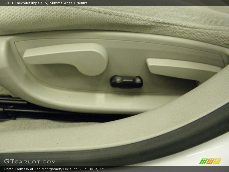 Summit White / Neutral 2011 Chevrolet Impala LS