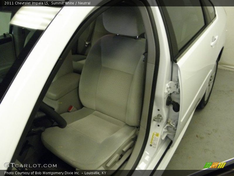 Summit White / Neutral 2011 Chevrolet Impala LS