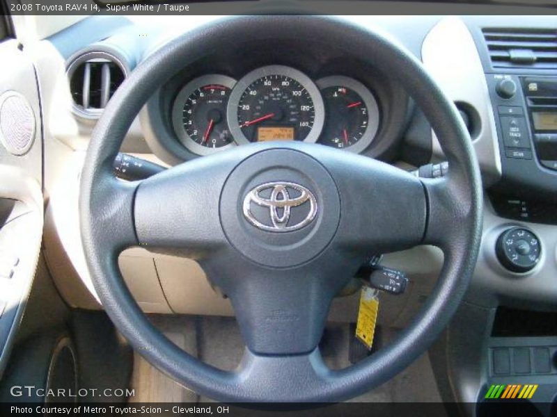 Super White / Taupe 2008 Toyota RAV4 I4