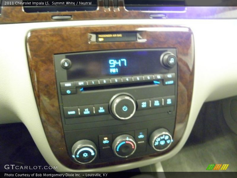 Summit White / Neutral 2011 Chevrolet Impala LS