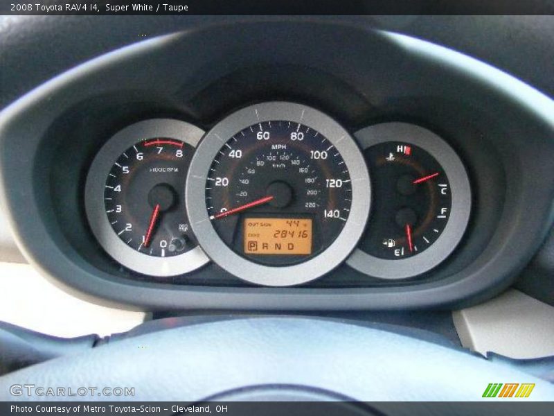 Super White / Taupe 2008 Toyota RAV4 I4