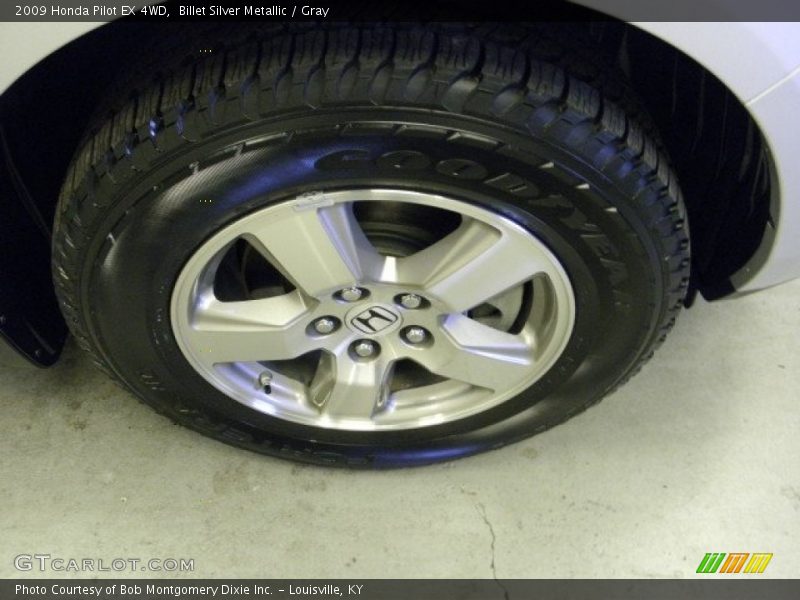 Billet Silver Metallic / Gray 2009 Honda Pilot EX 4WD