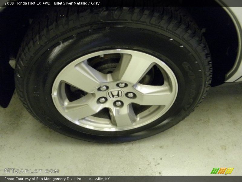 Billet Silver Metallic / Gray 2009 Honda Pilot EX 4WD
