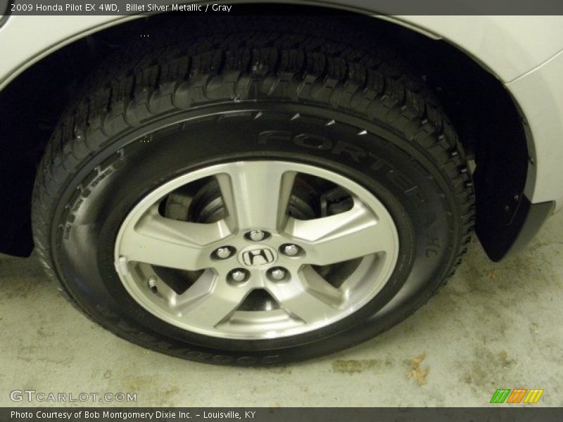 Billet Silver Metallic / Gray 2009 Honda Pilot EX 4WD