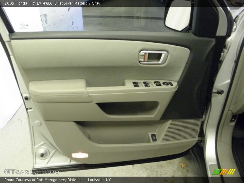 Billet Silver Metallic / Gray 2009 Honda Pilot EX 4WD