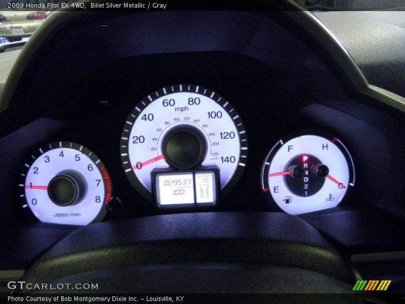 Billet Silver Metallic / Gray 2009 Honda Pilot EX 4WD