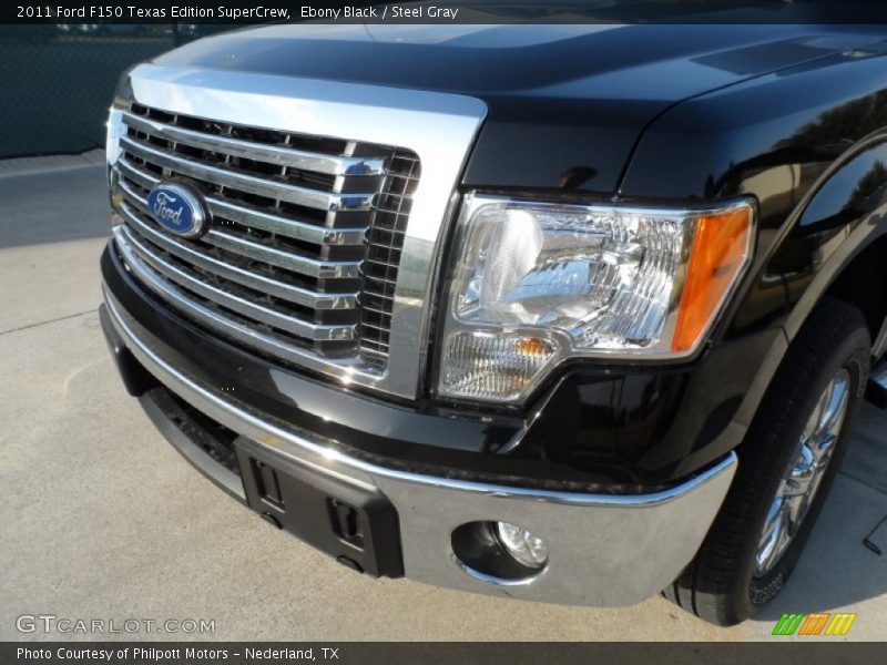 Ebony Black / Steel Gray 2011 Ford F150 Texas Edition SuperCrew