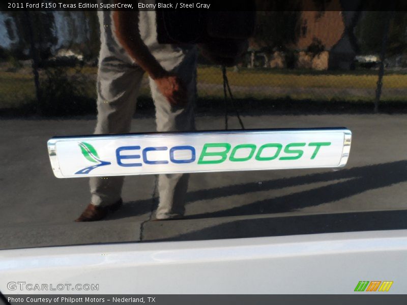 Ebony Black / Steel Gray 2011 Ford F150 Texas Edition SuperCrew