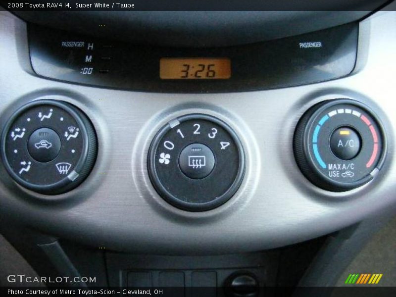 Super White / Taupe 2008 Toyota RAV4 I4