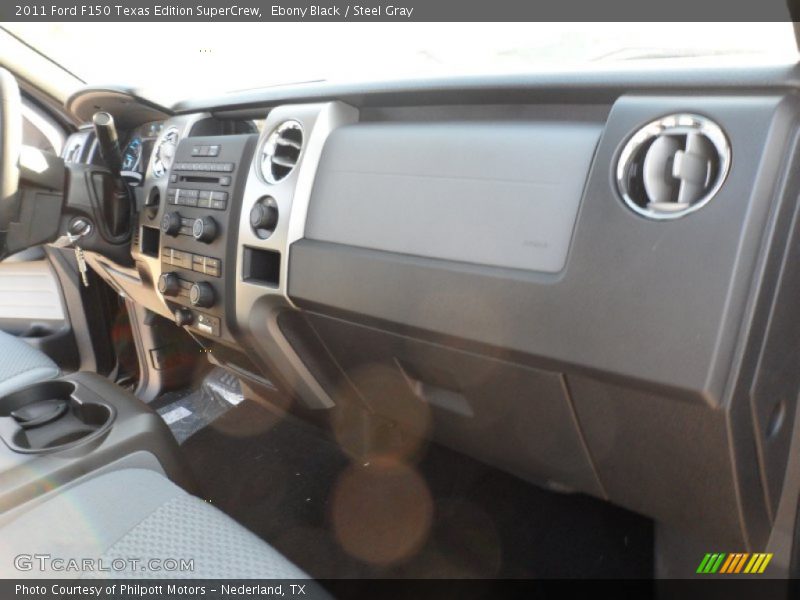 Ebony Black / Steel Gray 2011 Ford F150 Texas Edition SuperCrew