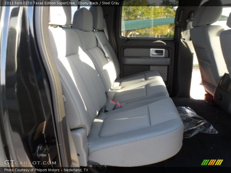 Ebony Black / Steel Gray 2011 Ford F150 Texas Edition SuperCrew