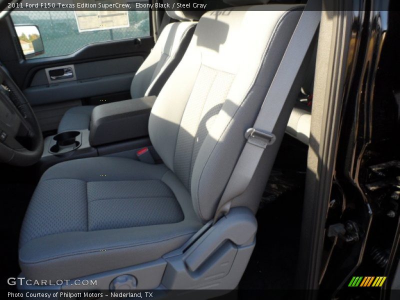 Ebony Black / Steel Gray 2011 Ford F150 Texas Edition SuperCrew