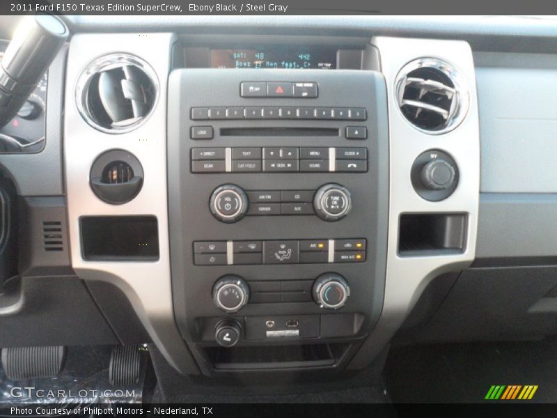 Ebony Black / Steel Gray 2011 Ford F150 Texas Edition SuperCrew