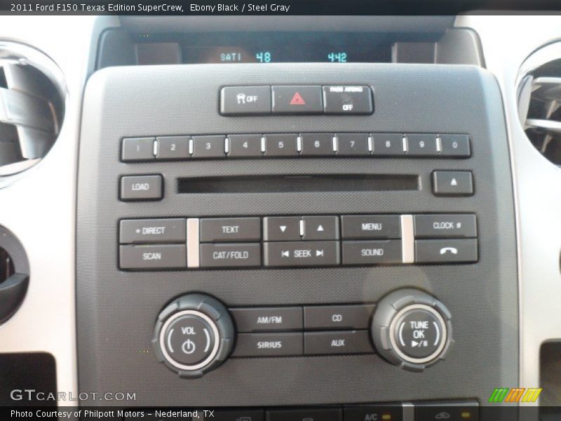 Ebony Black / Steel Gray 2011 Ford F150 Texas Edition SuperCrew
