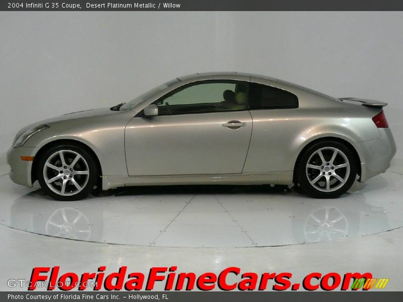 Desert Platinum Metallic / Willow 2004 Infiniti G 35 Coupe