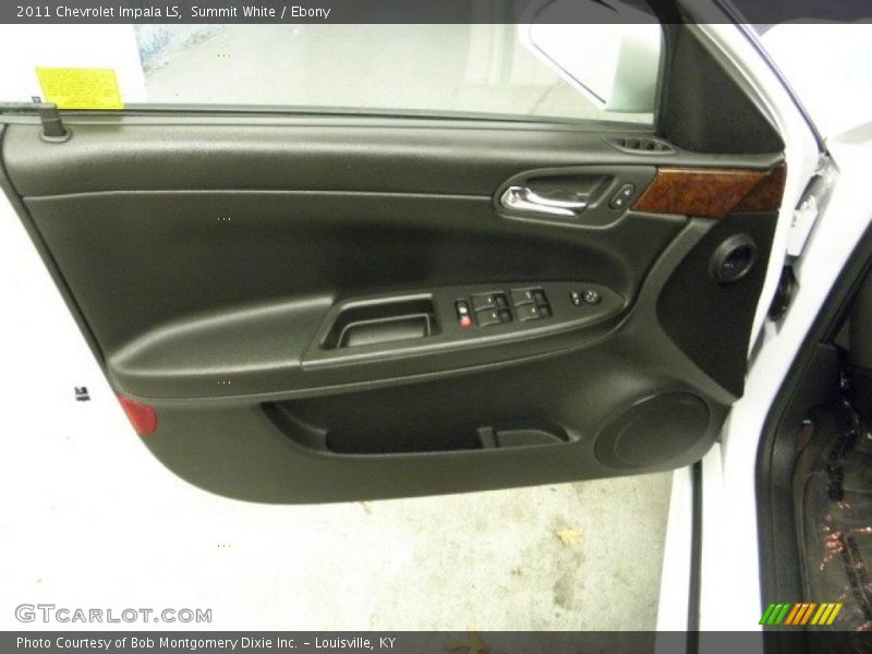 Summit White / Ebony 2011 Chevrolet Impala LS