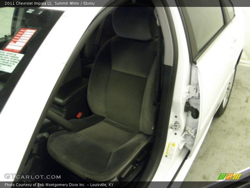 Summit White / Ebony 2011 Chevrolet Impala LS