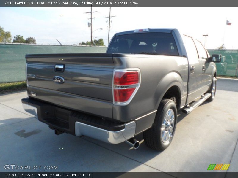 Sterling Grey Metallic / Steel Gray 2011 Ford F150 Texas Edition SuperCrew