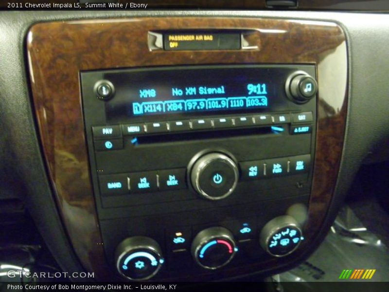 Summit White / Ebony 2011 Chevrolet Impala LS