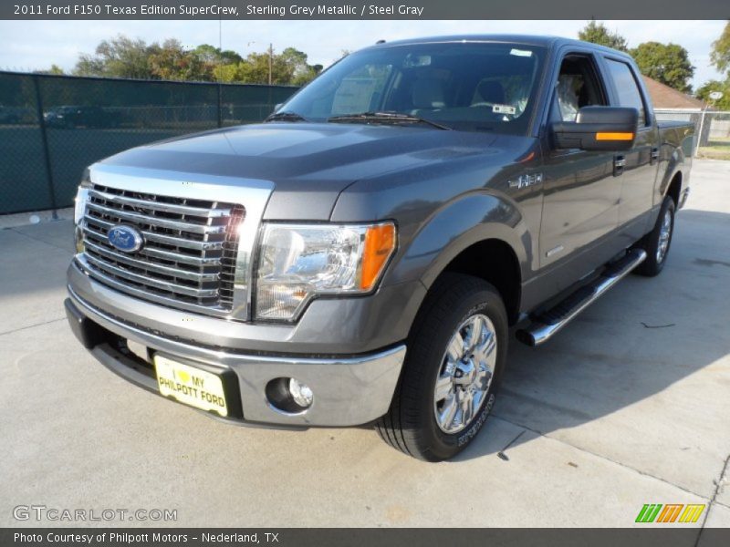Sterling Grey Metallic / Steel Gray 2011 Ford F150 Texas Edition SuperCrew