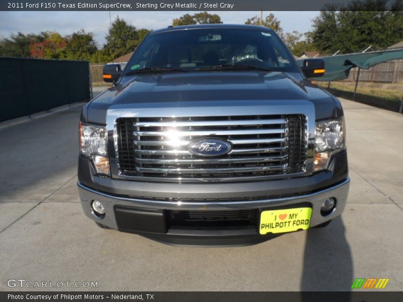 Sterling Grey Metallic / Steel Gray 2011 Ford F150 Texas Edition SuperCrew