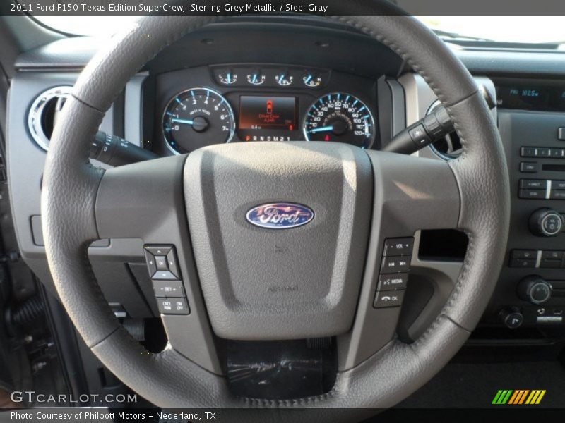 Sterling Grey Metallic / Steel Gray 2011 Ford F150 Texas Edition SuperCrew