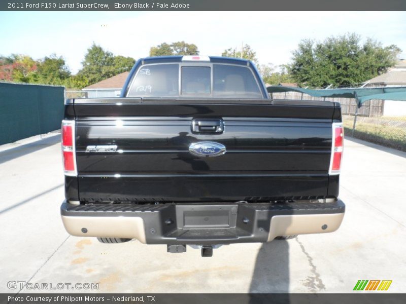 Ebony Black / Pale Adobe 2011 Ford F150 Lariat SuperCrew