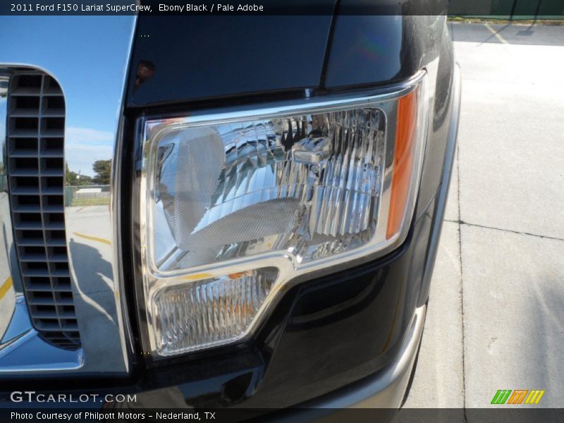 Ebony Black / Pale Adobe 2011 Ford F150 Lariat SuperCrew