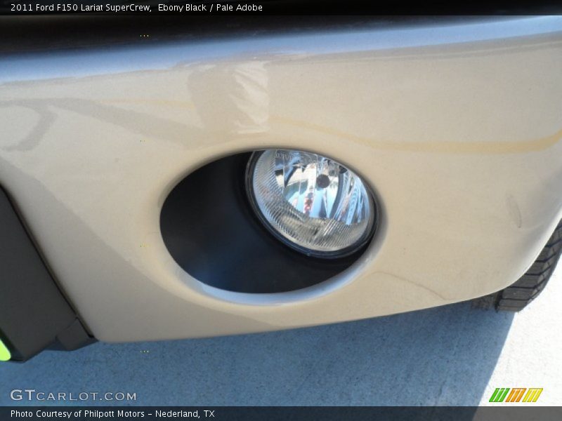 Ebony Black / Pale Adobe 2011 Ford F150 Lariat SuperCrew