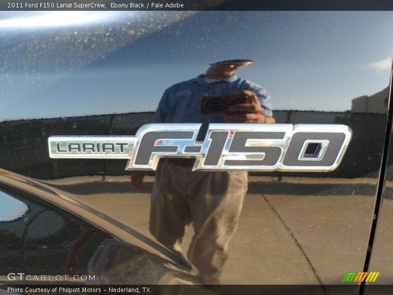 Ebony Black / Pale Adobe 2011 Ford F150 Lariat SuperCrew