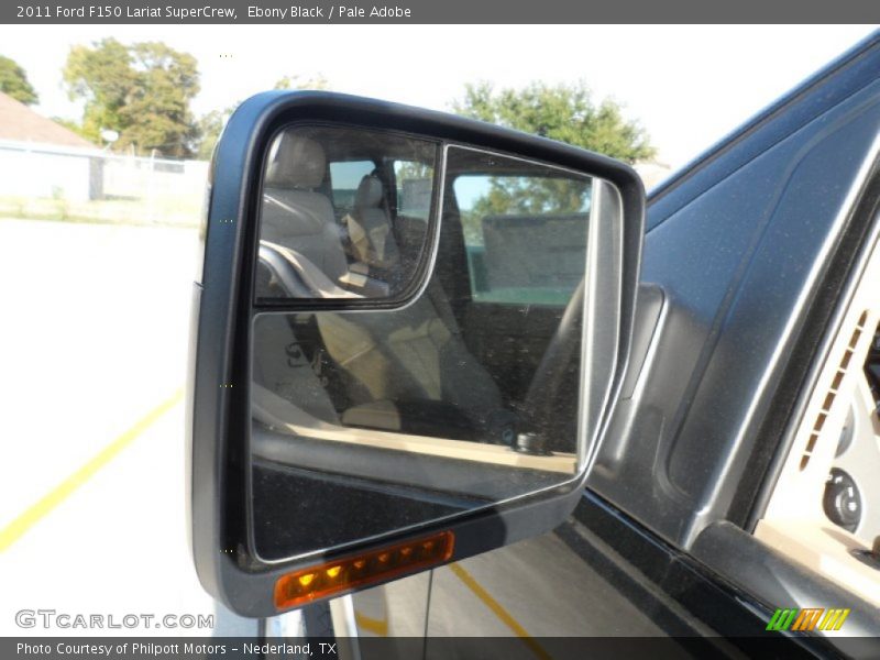 Ebony Black / Pale Adobe 2011 Ford F150 Lariat SuperCrew