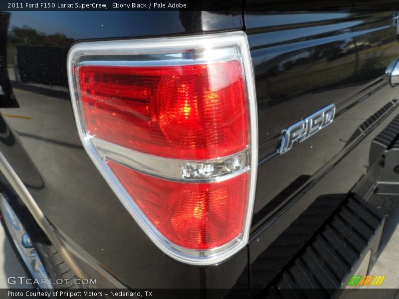 Ebony Black / Pale Adobe 2011 Ford F150 Lariat SuperCrew