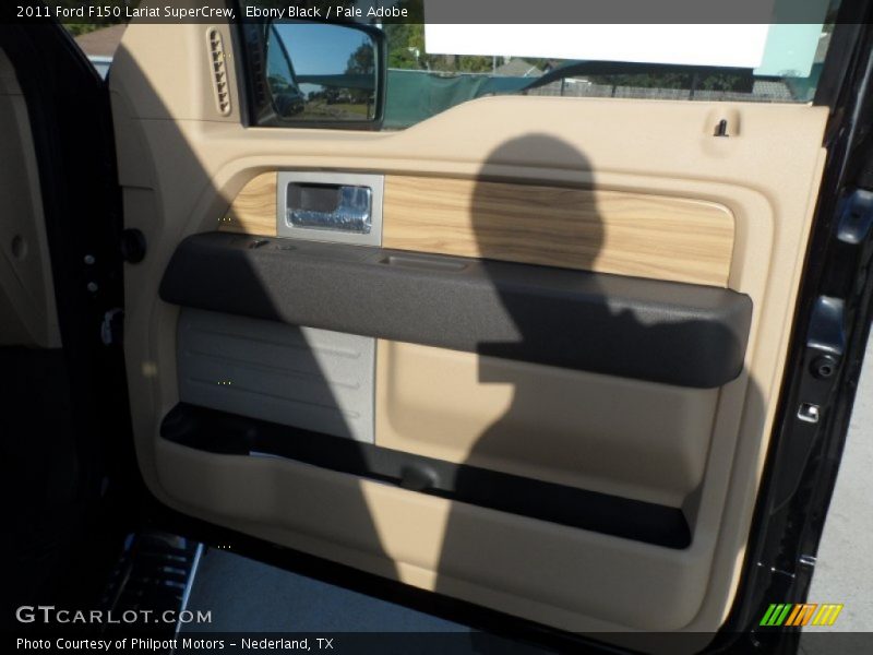 Ebony Black / Pale Adobe 2011 Ford F150 Lariat SuperCrew