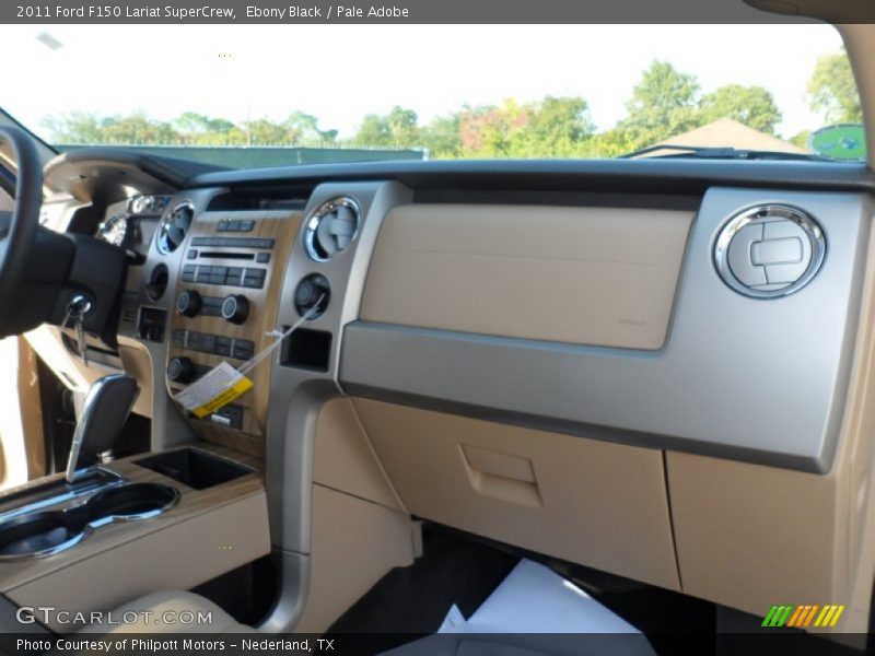 Ebony Black / Pale Adobe 2011 Ford F150 Lariat SuperCrew