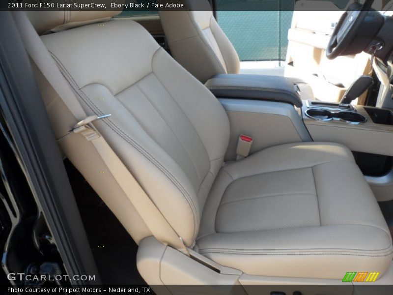 Ebony Black / Pale Adobe 2011 Ford F150 Lariat SuperCrew