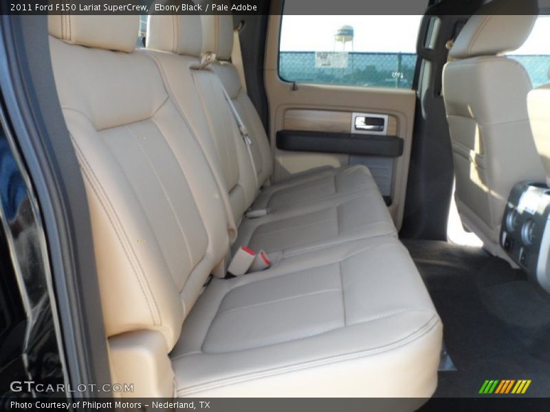 Ebony Black / Pale Adobe 2011 Ford F150 Lariat SuperCrew