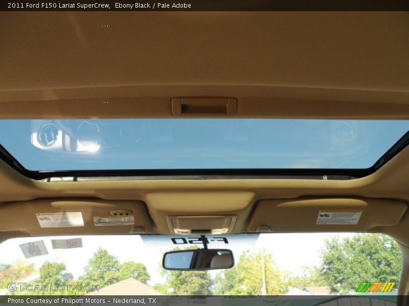 Ebony Black / Pale Adobe 2011 Ford F150 Lariat SuperCrew