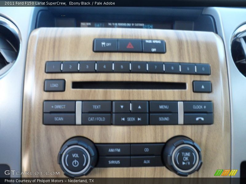 Ebony Black / Pale Adobe 2011 Ford F150 Lariat SuperCrew