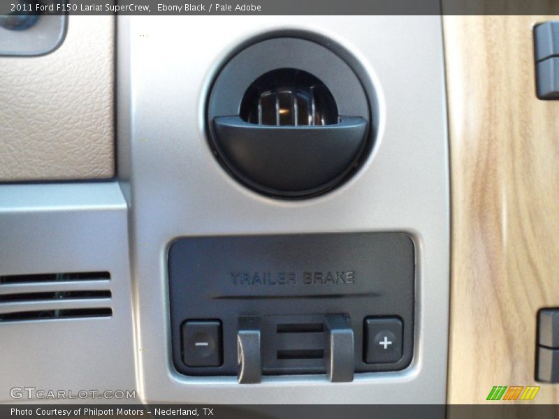 Ebony Black / Pale Adobe 2011 Ford F150 Lariat SuperCrew