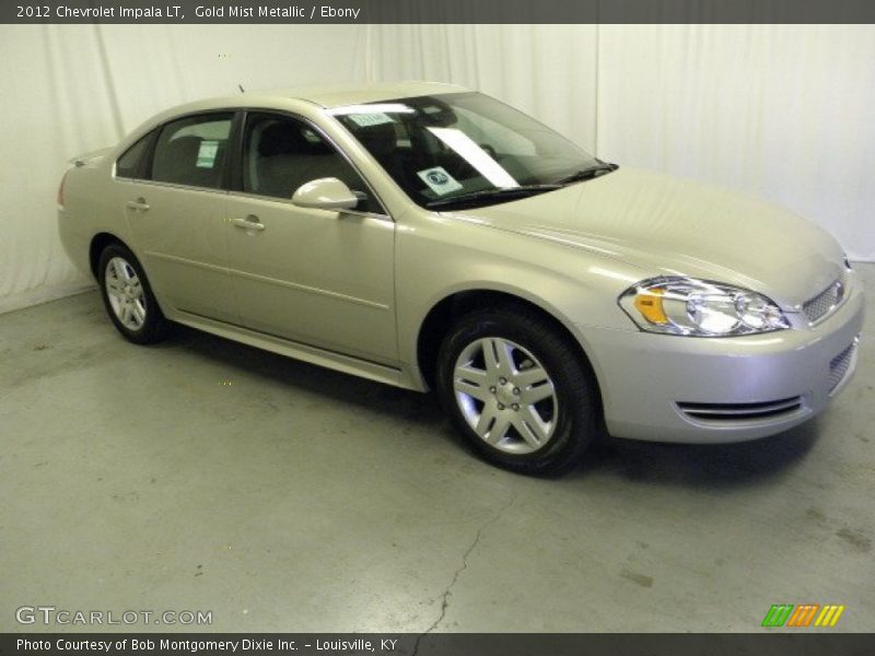 Gold Mist Metallic / Ebony 2012 Chevrolet Impala LT