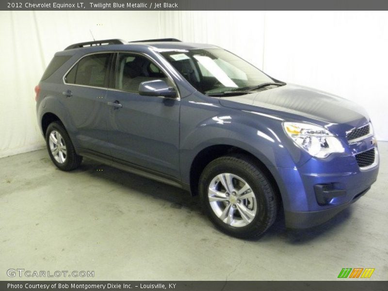 Twilight Blue Metallic / Jet Black 2012 Chevrolet Equinox LT