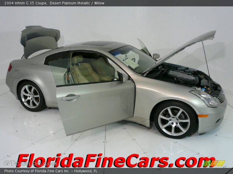 Desert Platinum Metallic / Willow 2004 Infiniti G 35 Coupe
