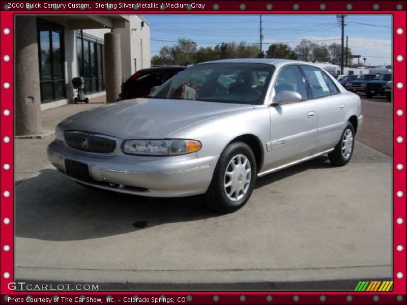 Sterling Silver Metallic / Medium Gray 2000 Buick Century Custom