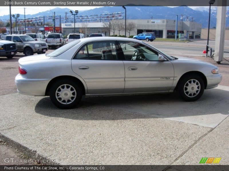 Sterling Silver Metallic / Medium Gray 2000 Buick Century Custom