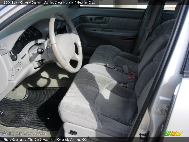 Sterling Silver Metallic / Medium Gray 2000 Buick Century Custom