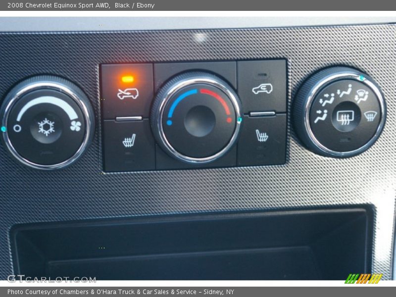 Controls of 2008 Equinox Sport AWD
